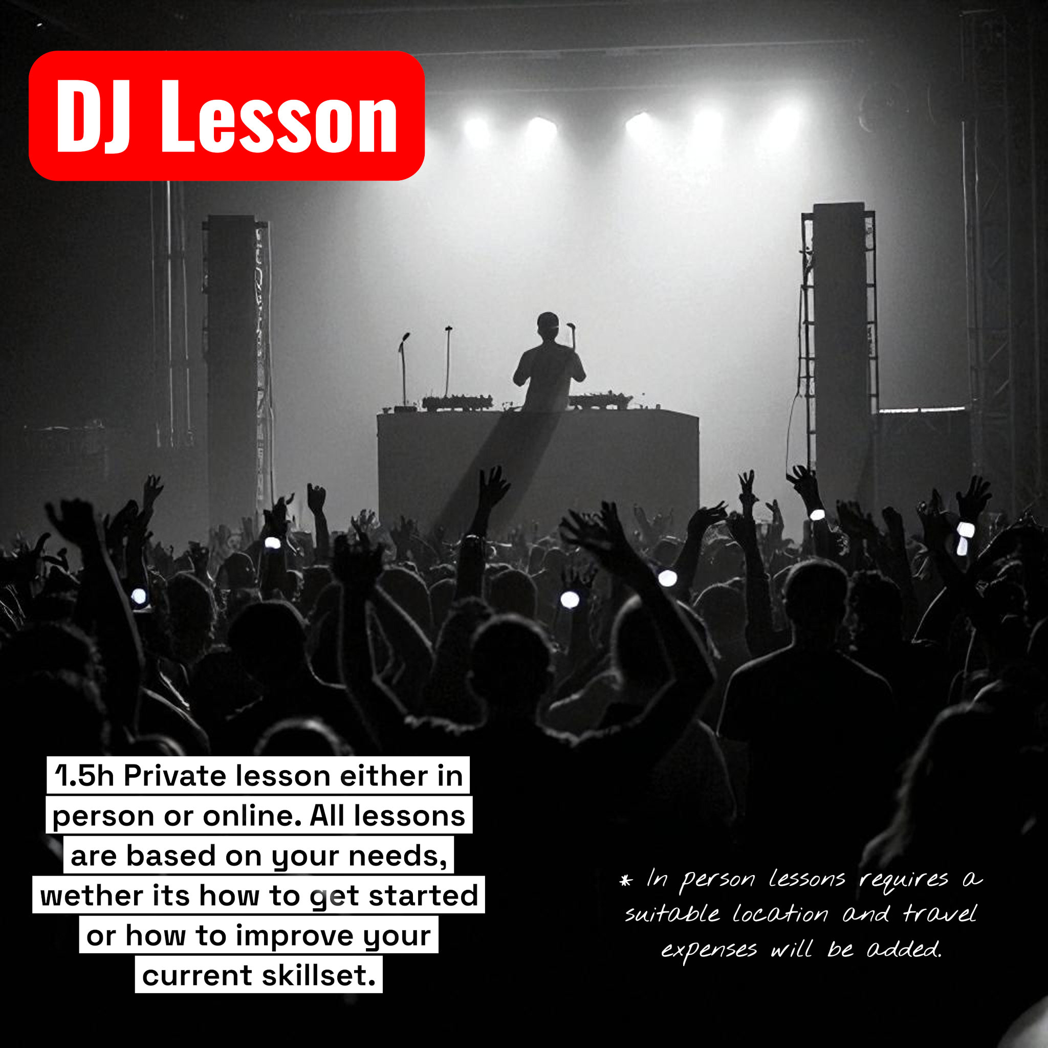 1.5h DJ lesson