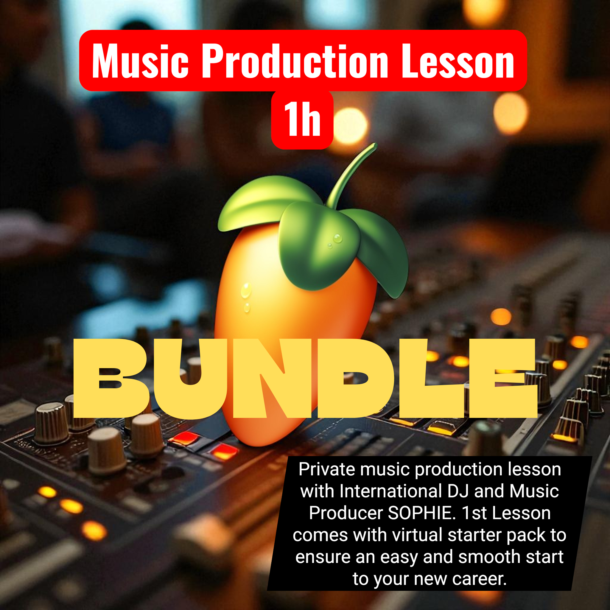 MUSIC PRODUCTION BUNDLE 3x1h private lesson